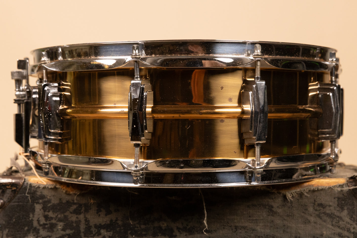 1980s Ludwig 5x14 Bronze Supraphonic Snare Drum