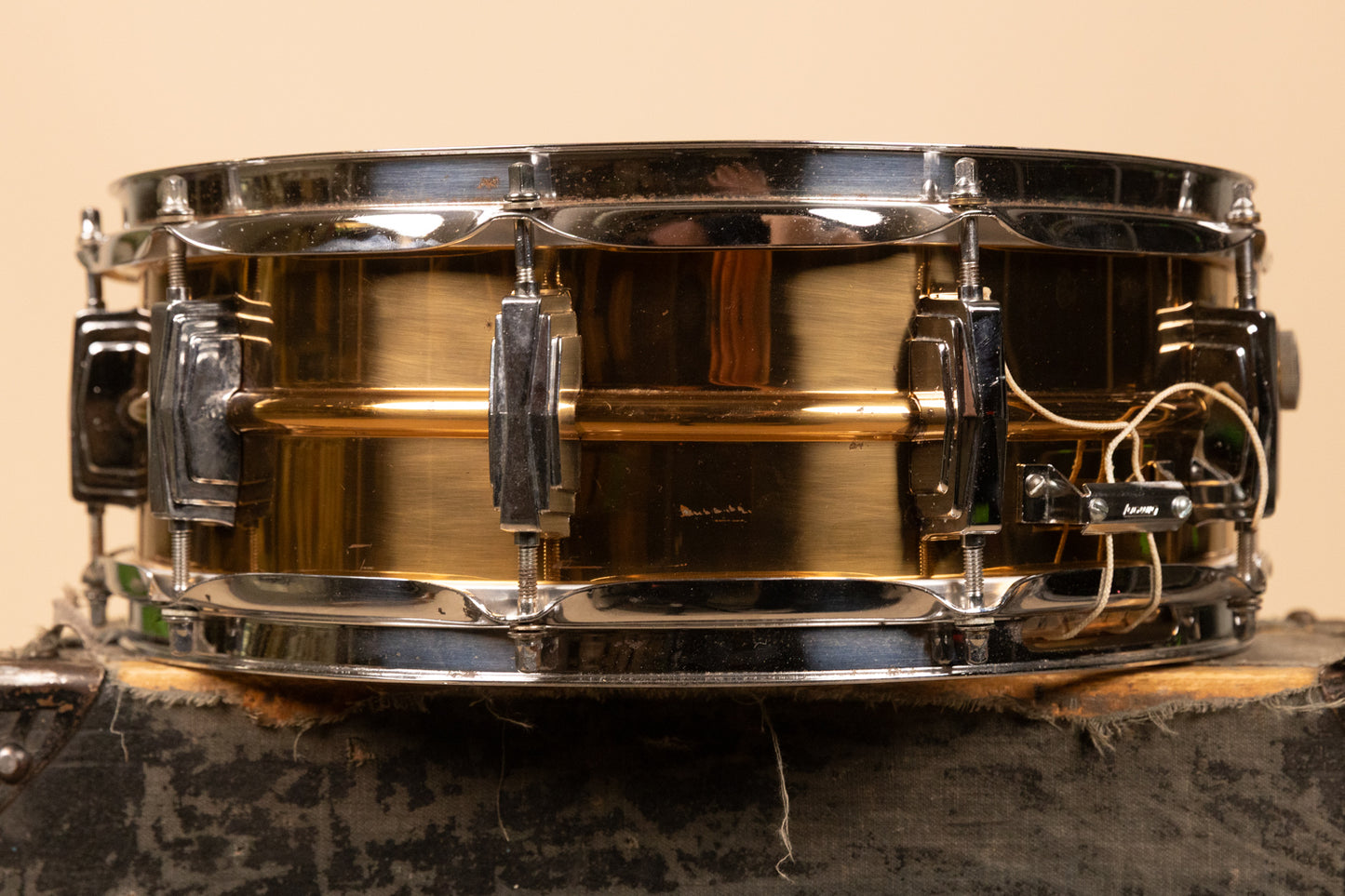 1980s Ludwig 5x14 Bronze Supraphonic Snare Drum