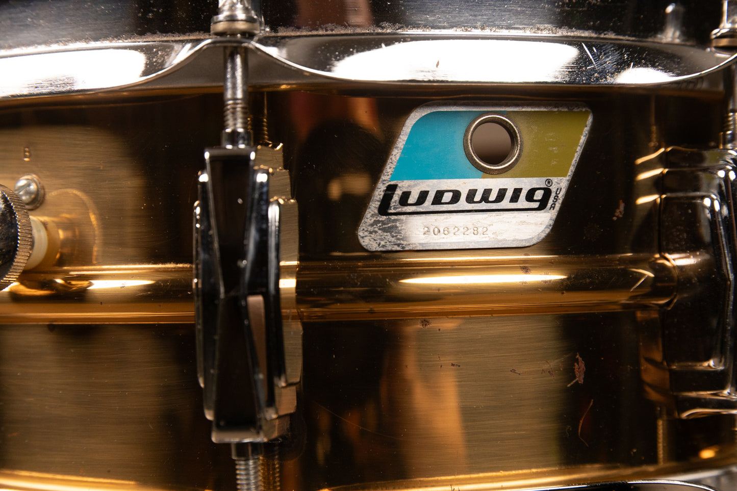 1980s Ludwig 5x14 Bronze Supraphonic Snare Drum