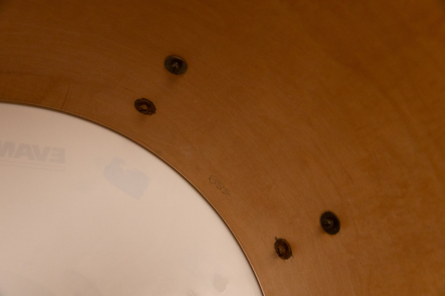 1989 Ludwig Rocker II Natural Maple Drum Set 16x24 11x12 and 16x16