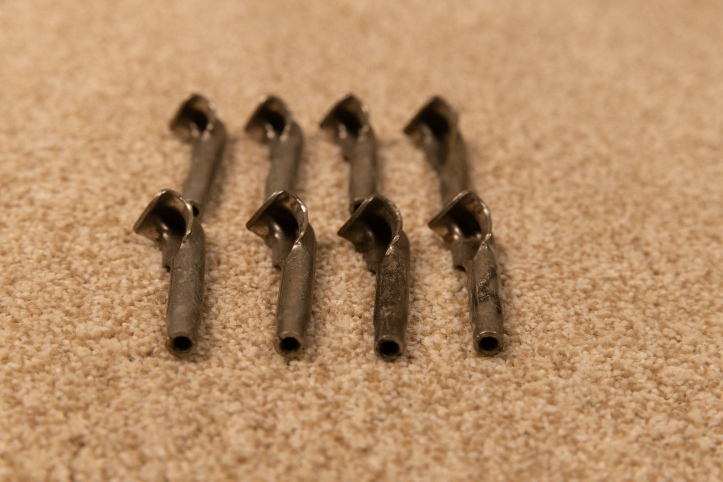 Vintage Bass Drum Single Tension Claws / Collar Hooks (8) Lot #E6