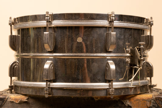 1940s Leedy 6.5x14 Reliance Metal Shell Snare Drum
