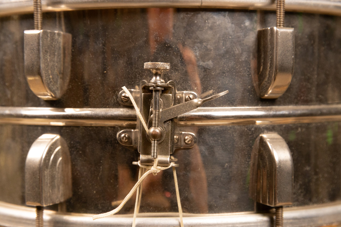 1940s Leedy 6.5x14 Reliance Metal Shell Snare Drum