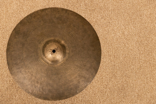 Vintage 15" K Istanbul Intermediate Stamp Hi Hat Cymbal 1280g