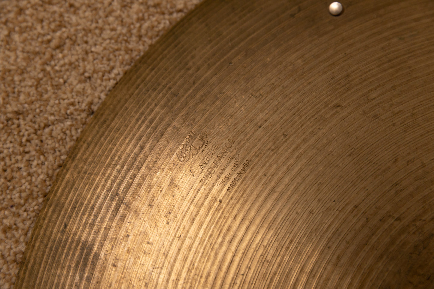 1950s Zildjian A 18" Sizzle Crash 1486g