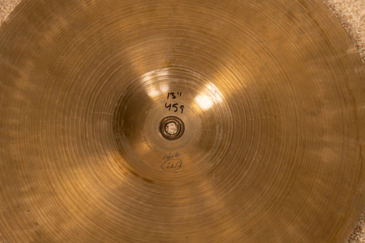 1930s Zenjian 13" Splash Crash Cymbal 459g