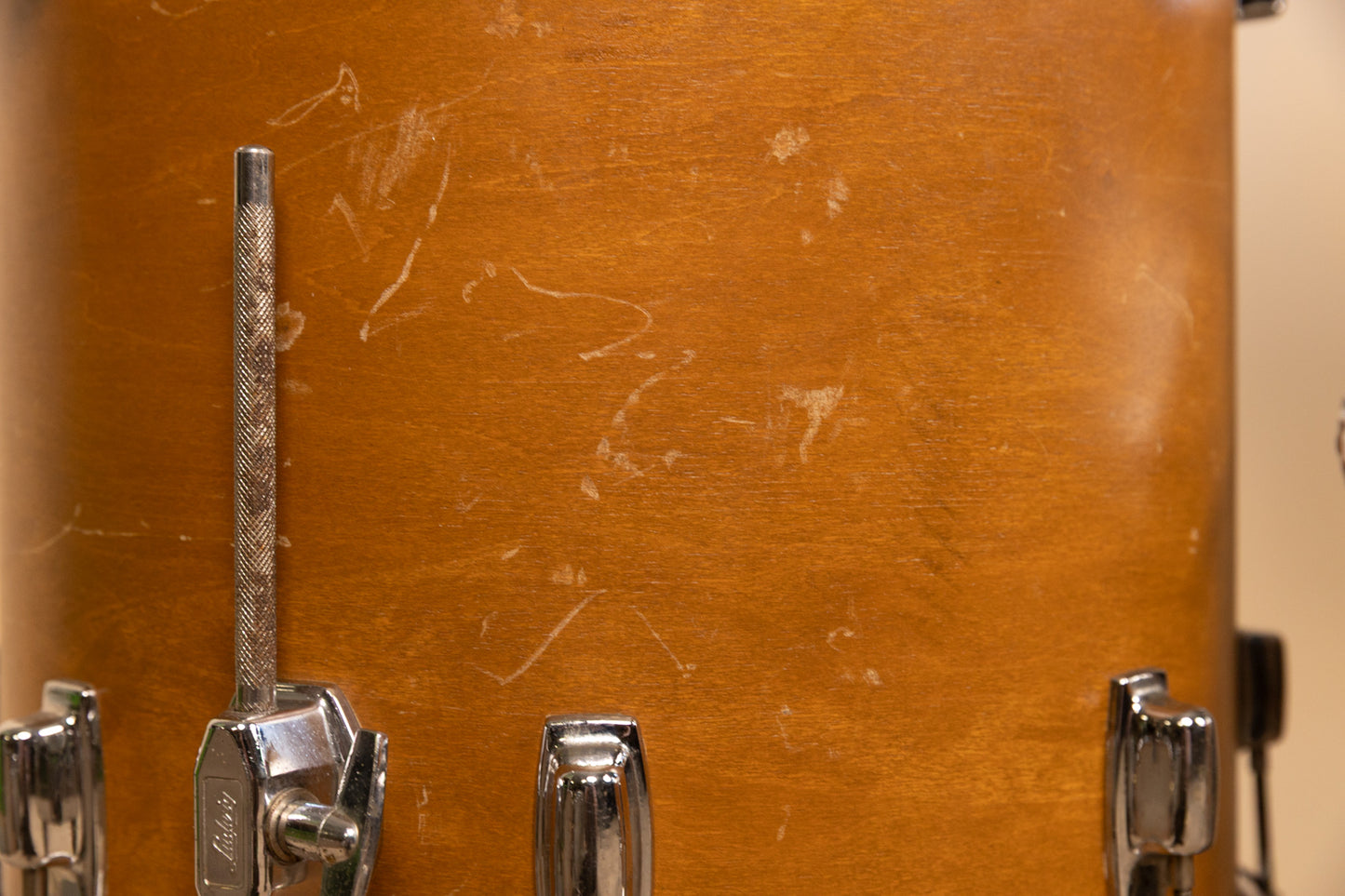 1989 Ludwig Rocker II Natural Maple Drum Set 16x24 11x12 and 16x16