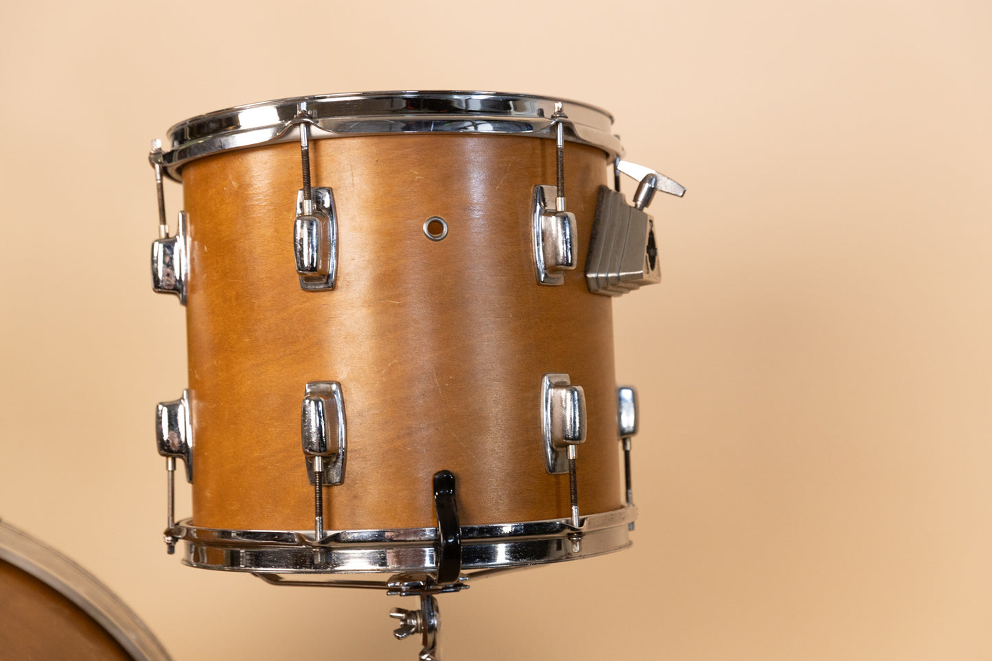 1989 Ludwig Rocker II Natural Maple Drum Set 16x24 11x12 and 16x16