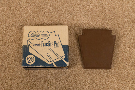 Vintage WFL/Ludwig Pocket Practice Pad w/ Box