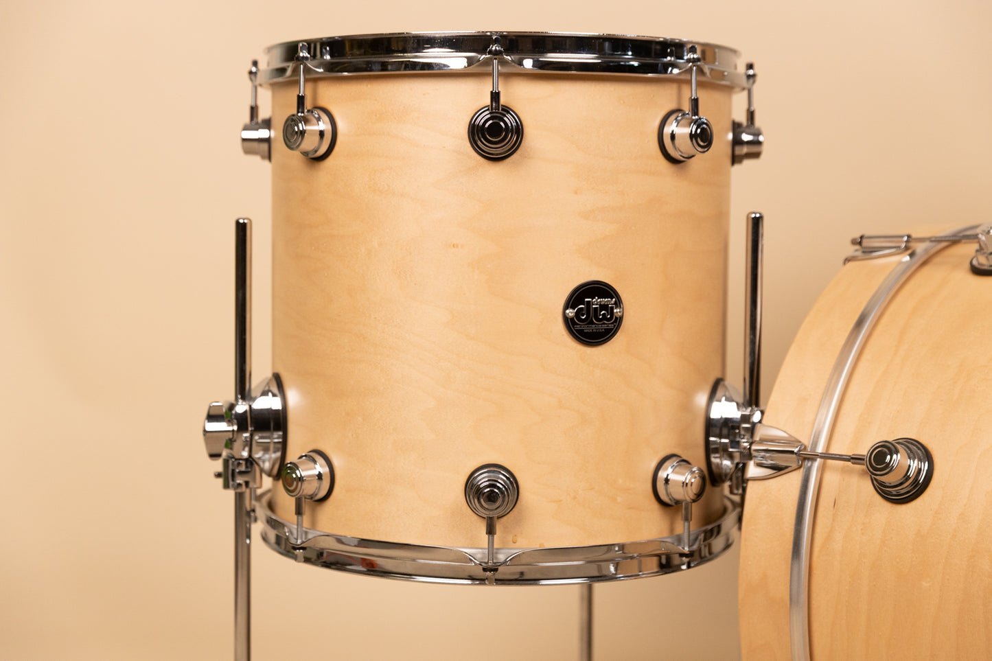 DW Performance Natural Satin Oil 16x20 8x12 and 14x14 Drum Set