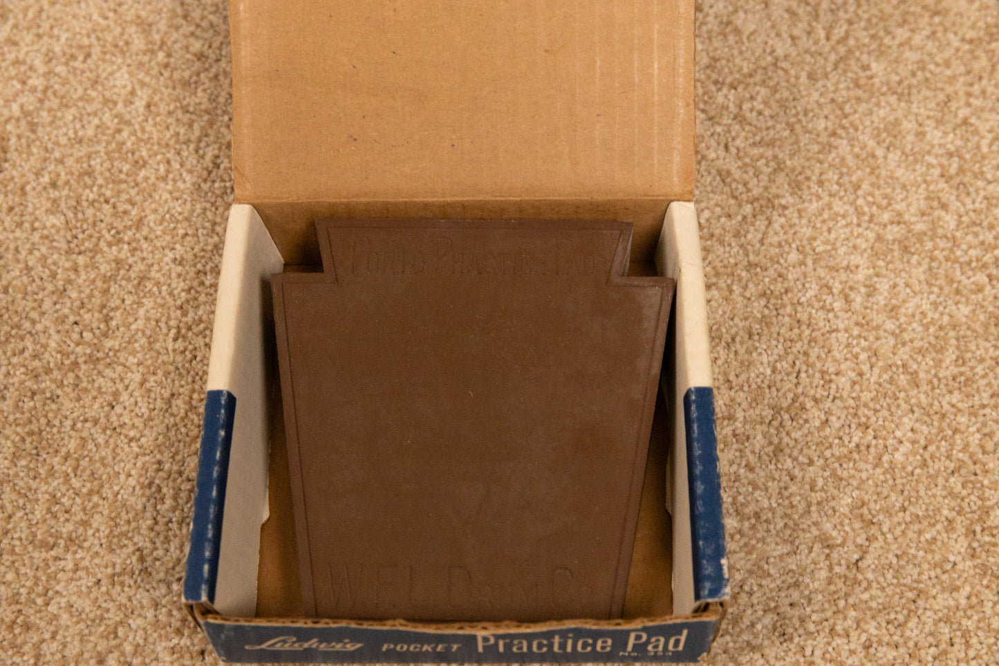 Vintage WFL/Ludwig Pocket Practice Pad w/ Box