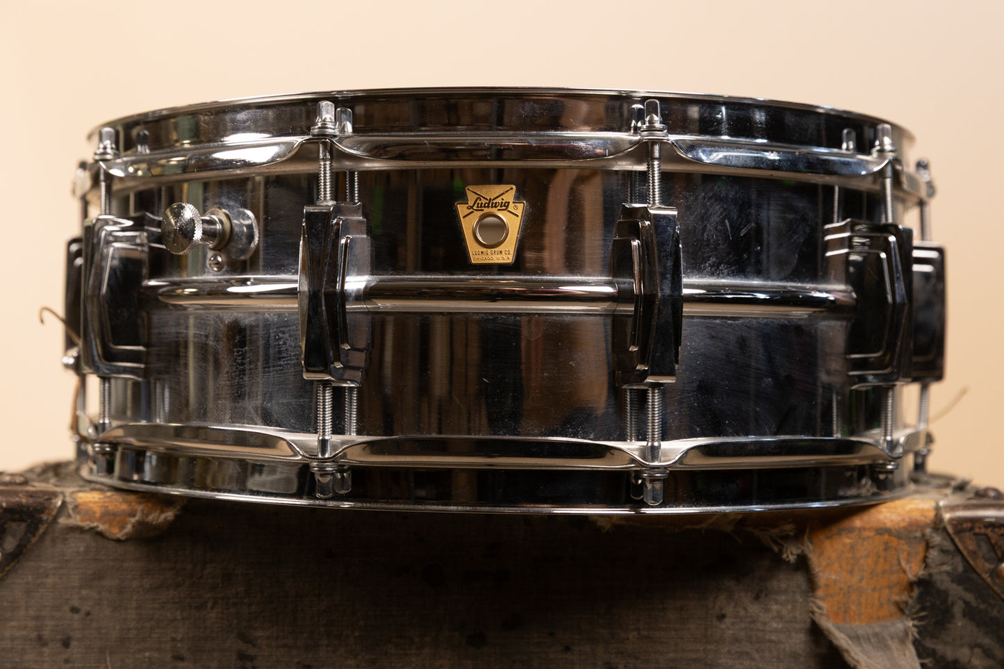 1968 Ludwig 5x14 LM400 Supraphonic Snare Drum