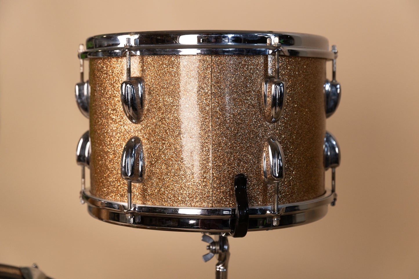 1965 Slingerland Champagne Sparkle 14x18 8x12 and 14x14 Drum Set