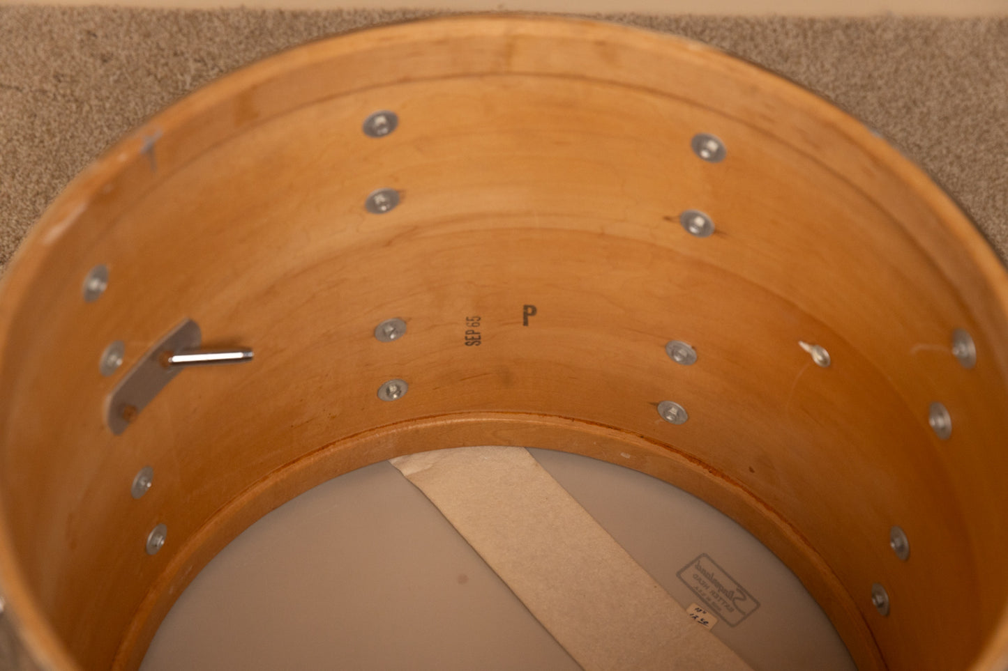 1965 Slingerland Champagne Sparkle 14x18 8x12 and 14x14 Drum Set