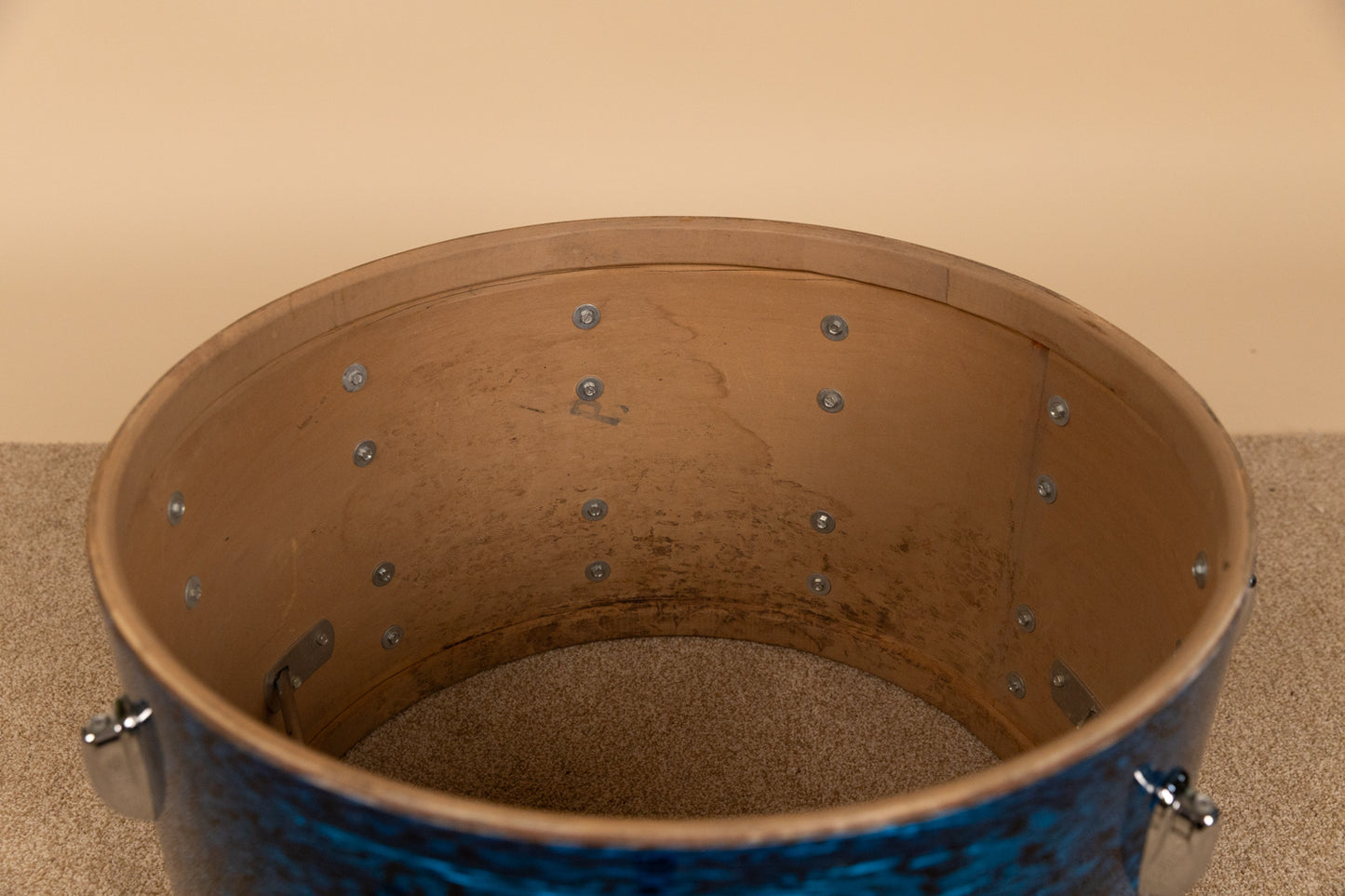 1970s Slingerland "New Rock" Blue Agate Drum Set