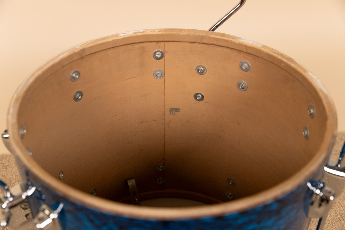 1970s Slingerland "New Rock" Blue Agate Drum Set