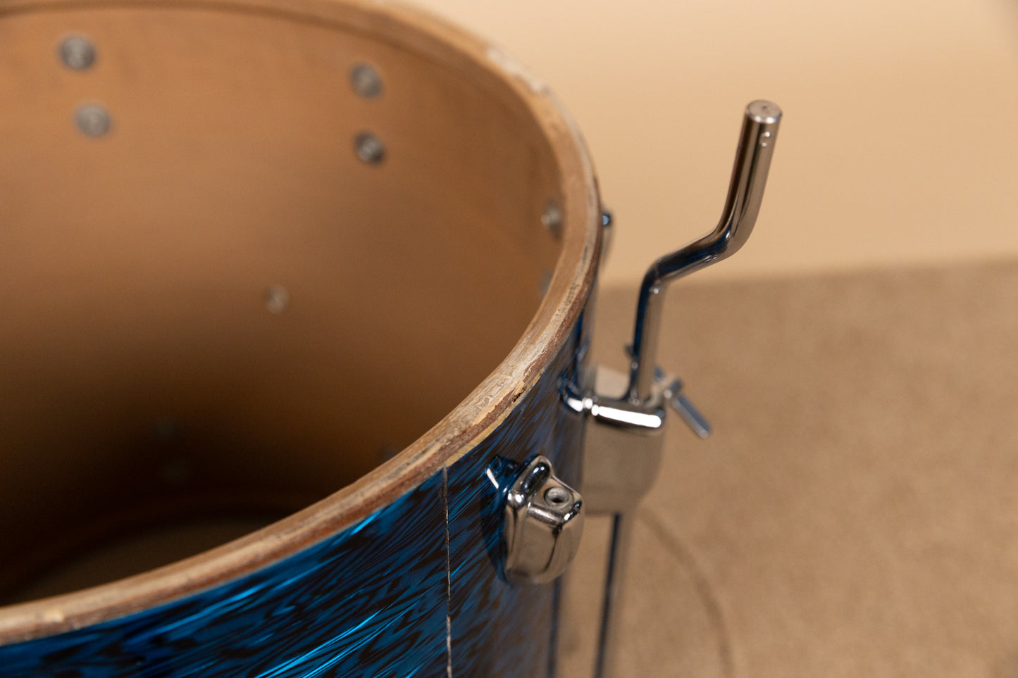 1970s Slingerland "New Rock" Blue Agate Drum Set