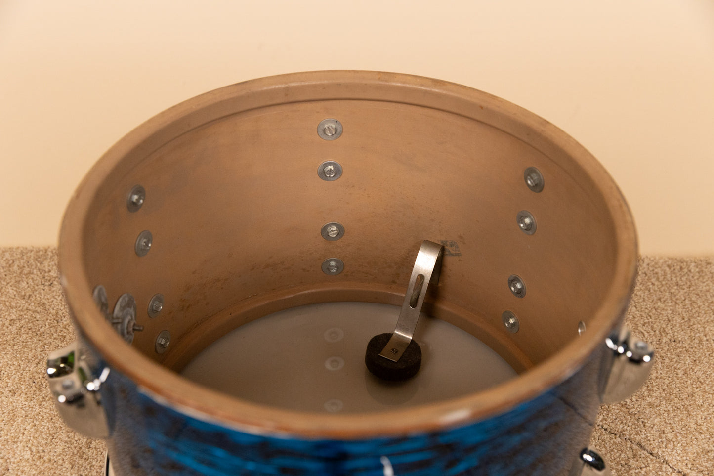 1970s Slingerland "New Rock" Blue Agate Drum Set