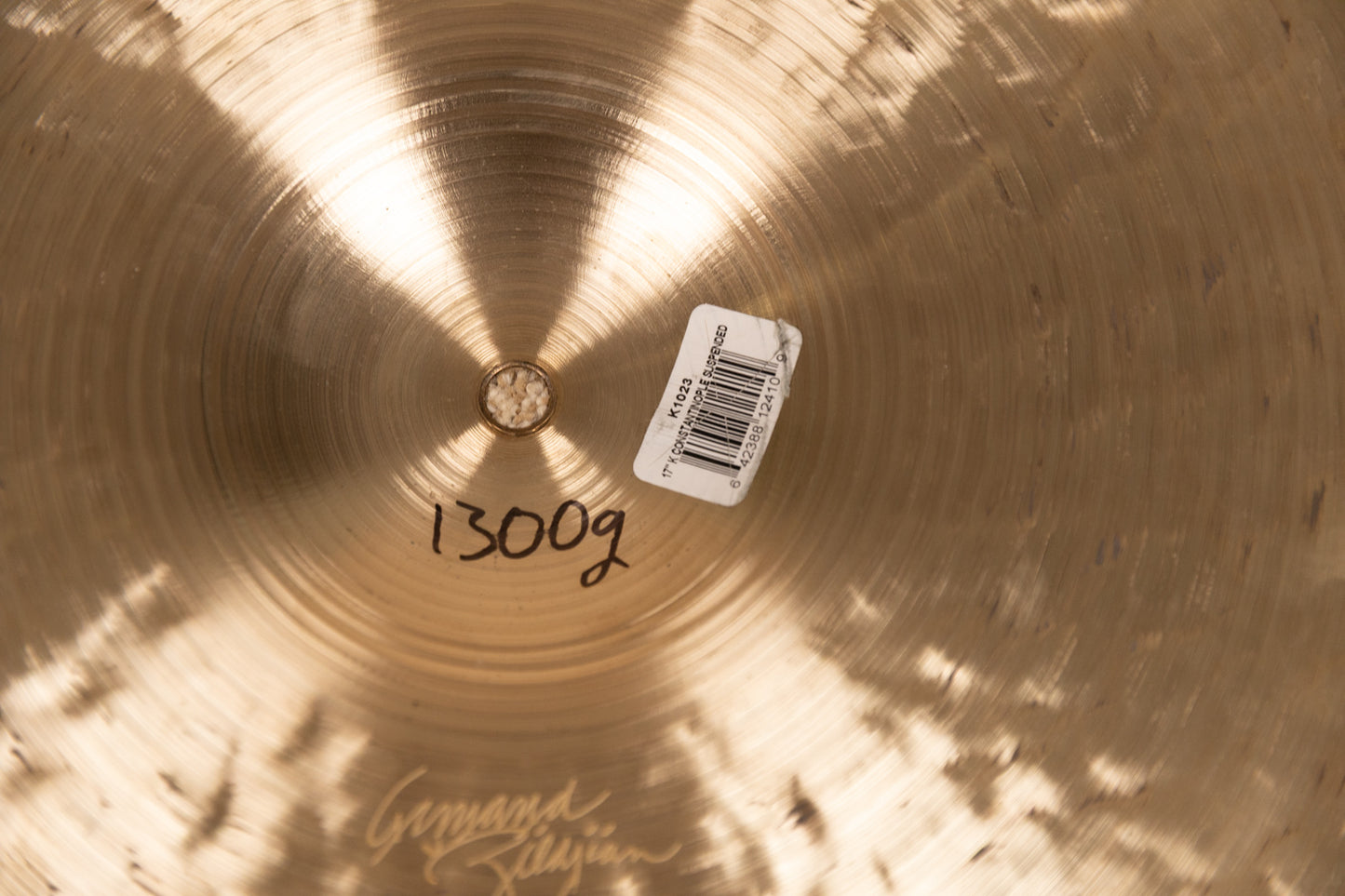 Zildjian 17" K Constantinople Suspended Cymbal 1300g