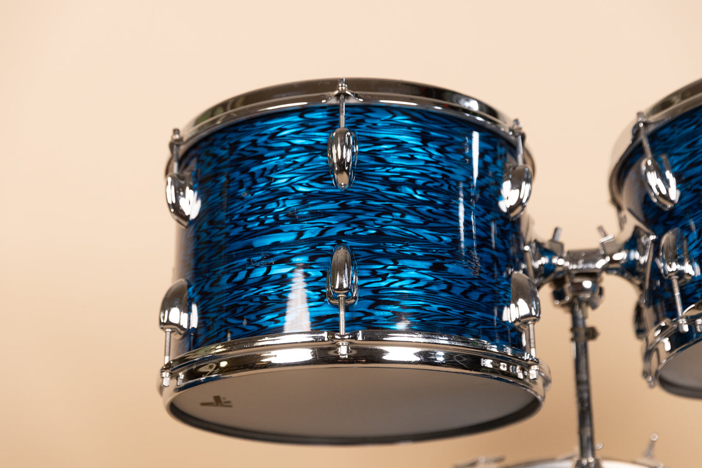 1970s Slingerland "New Rock" Blue Agate Drum Set