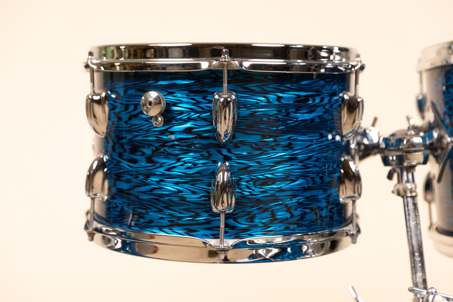 1970s Slingerland "New Rock" Blue Agate Drum Set
