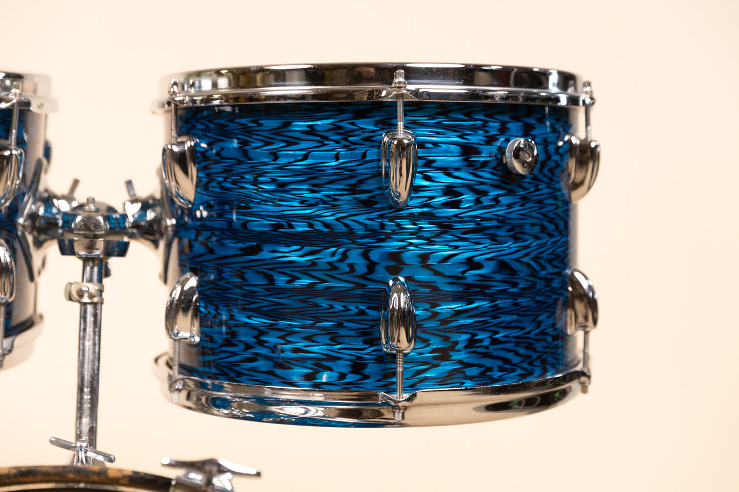 1970s Slingerland "New Rock" Blue Agate Drum Set