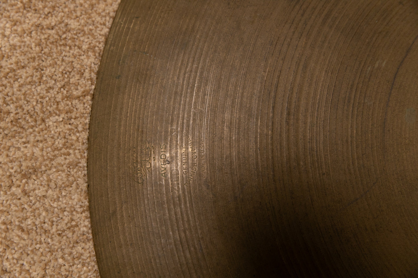 1950s Zildjian 22" A Hollow Block Ride Cymbal 2406g