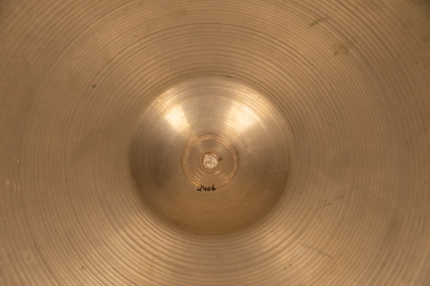1950s Zildjian 22" A Hollow Block Ride Cymbal 2406g