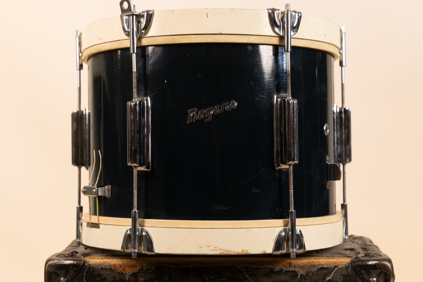1960s Rogers 10x14 Navy Blue "Pageant" Parade Snare Drum