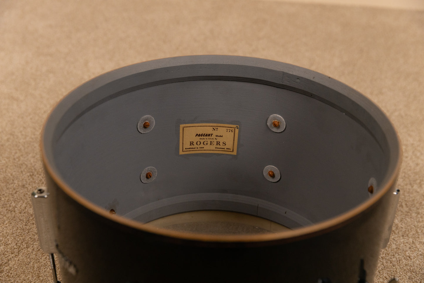 1960s Rogers 10x14 Navy Blue "Pageant" Parade Snare Drum