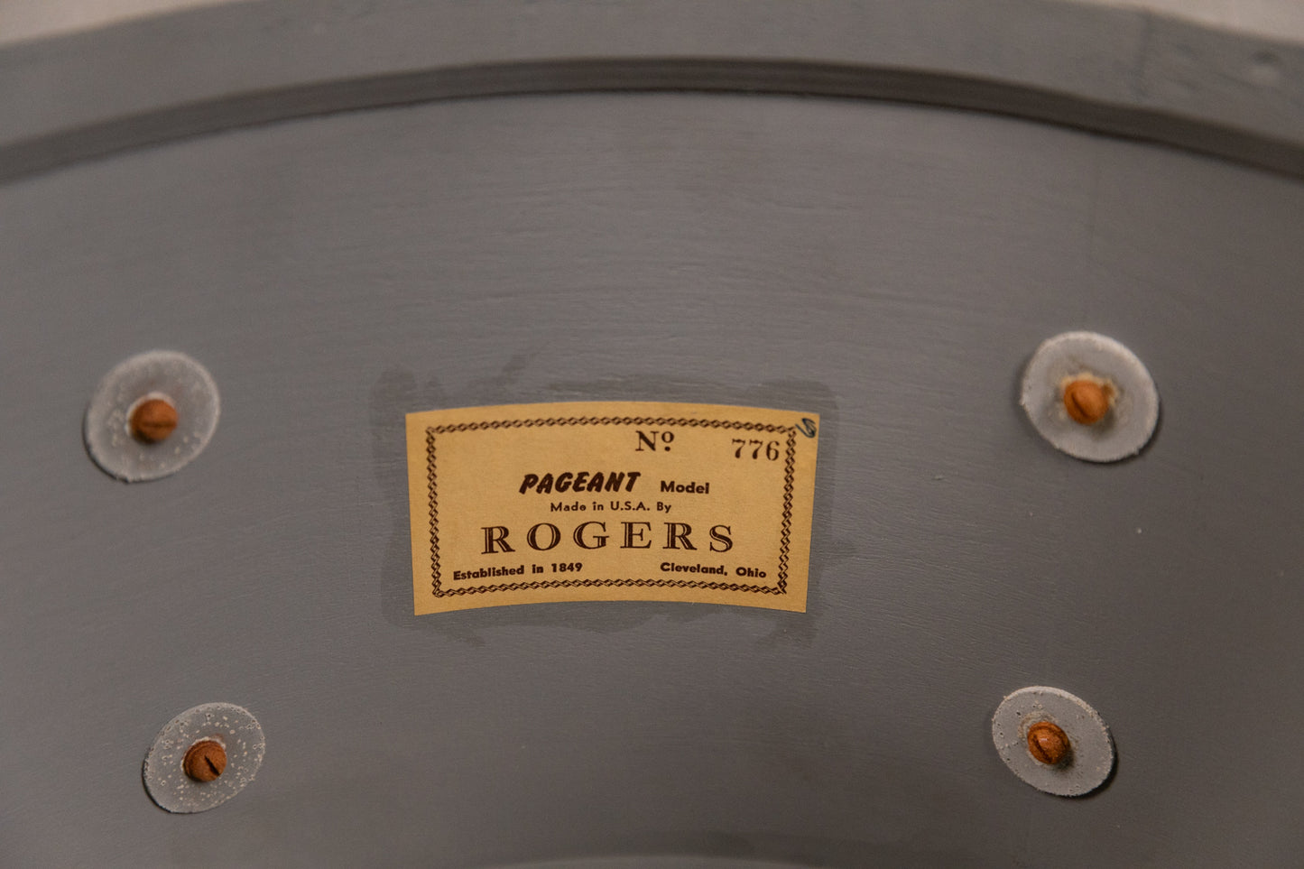 1960s Rogers 10x14 Navy Blue "Pageant" Parade Snare Drum