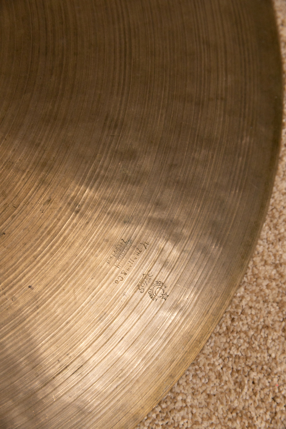 Vintage Zildjian K Istanbul New Stamp 20" Ride Cymbal 1910g