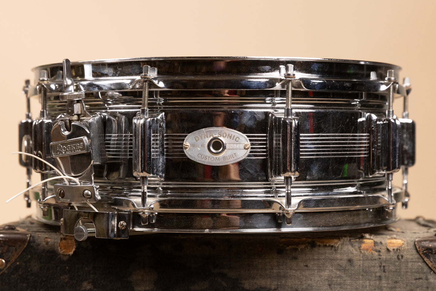 1960s Rogers "7-Line" 5x14 Dynasonic Snare Drum #10340