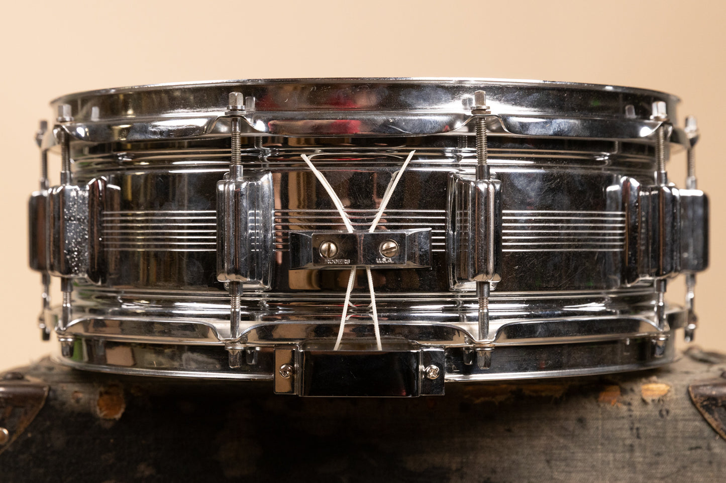 1960s Rogers "7-Line" 5x14 Dynasonic Snare Drum #10340