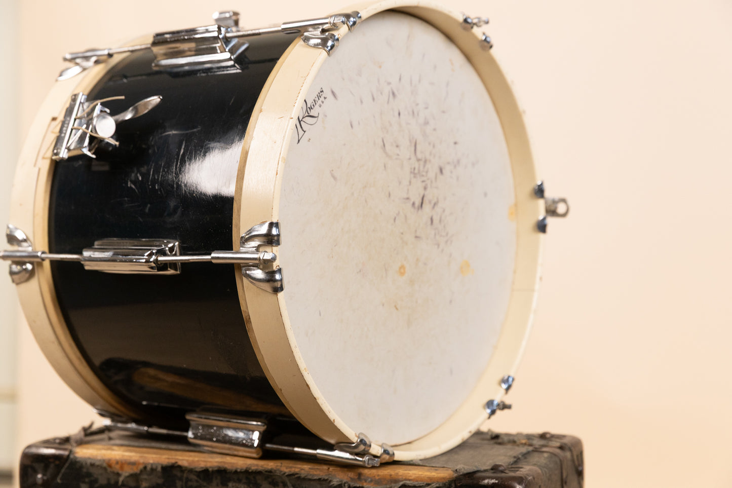 1960s Rogers 10x14 Navy Blue "Pageant" Parade Snare Drum