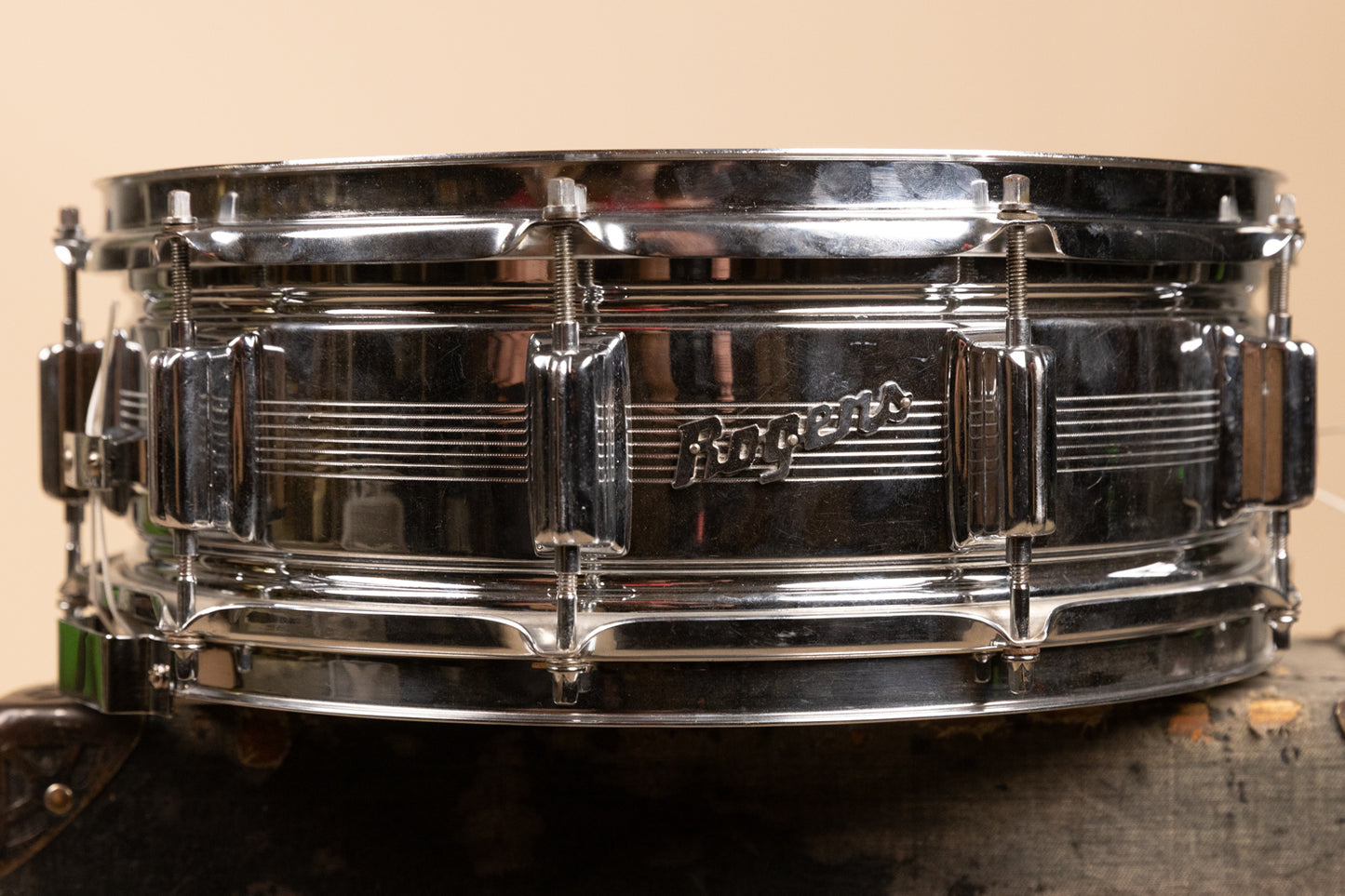 1960s Rogers "7-Line" 5x14 Dynasonic Snare Drum #10340