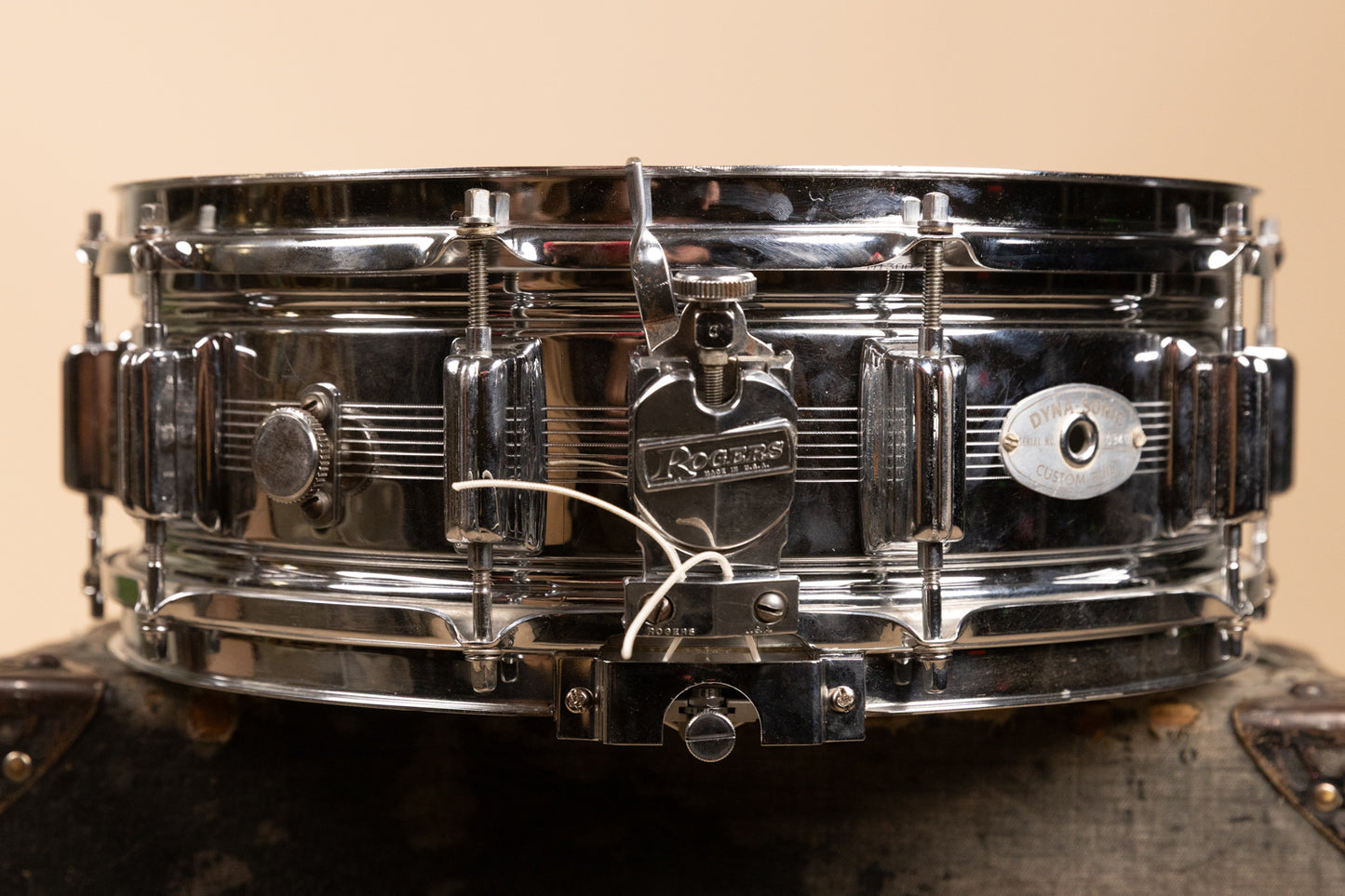 1960s Rogers "7-Line" 5x14 Dynasonic Snare Drum #10340
