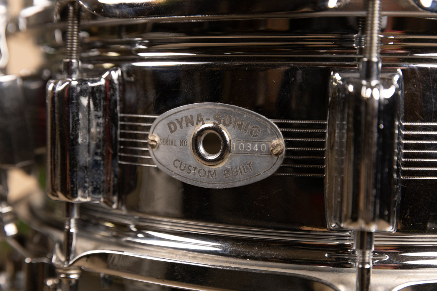 1960s Rogers "7-Line" 5x14 Dynasonic Snare Drum #10340