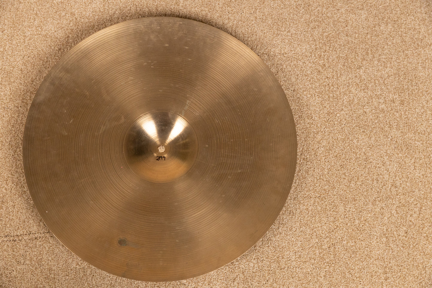 1970s Zildjian 20" Thin Stamp Ride Cymbal 2199g