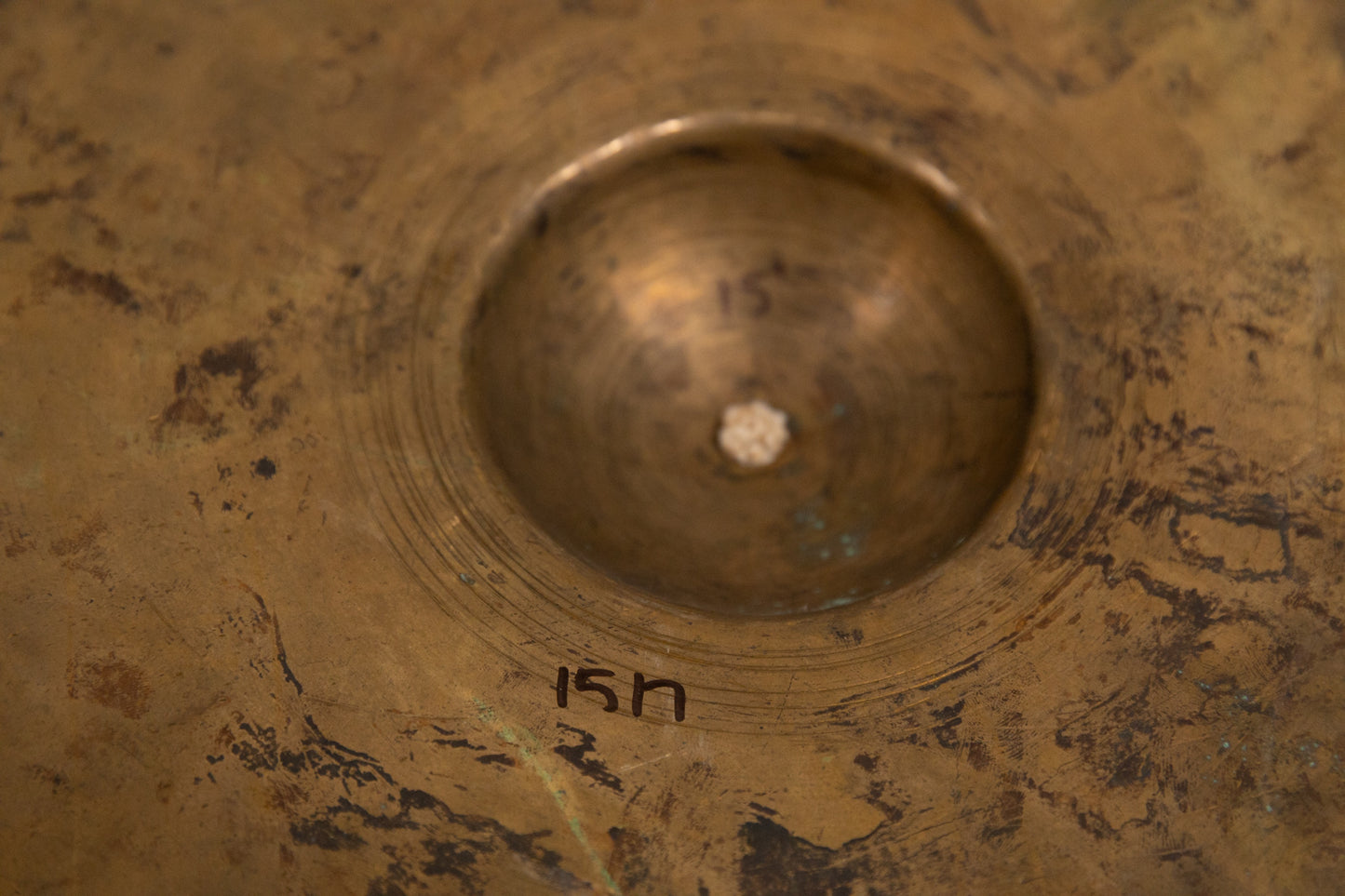 Vintage 15" Cup Hi Hat Cymbal 1517g