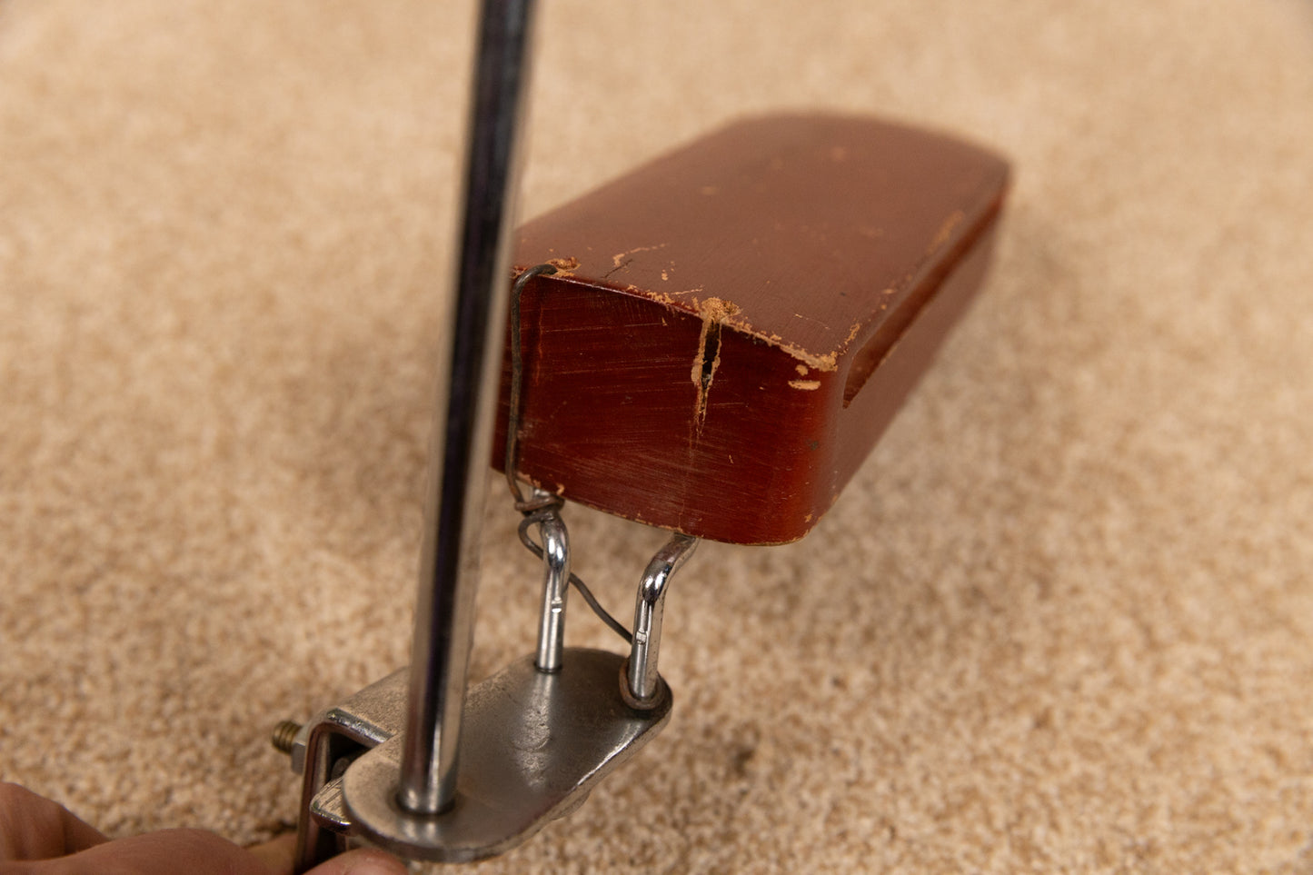 Vintage Ludwig Woodblock with Mount