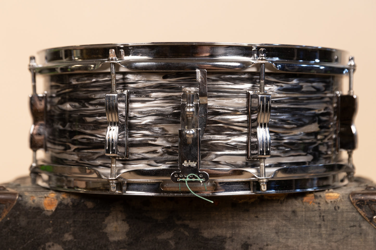 1960s Ludwig 5x14 Oyster Black Pearl Jazz Festival