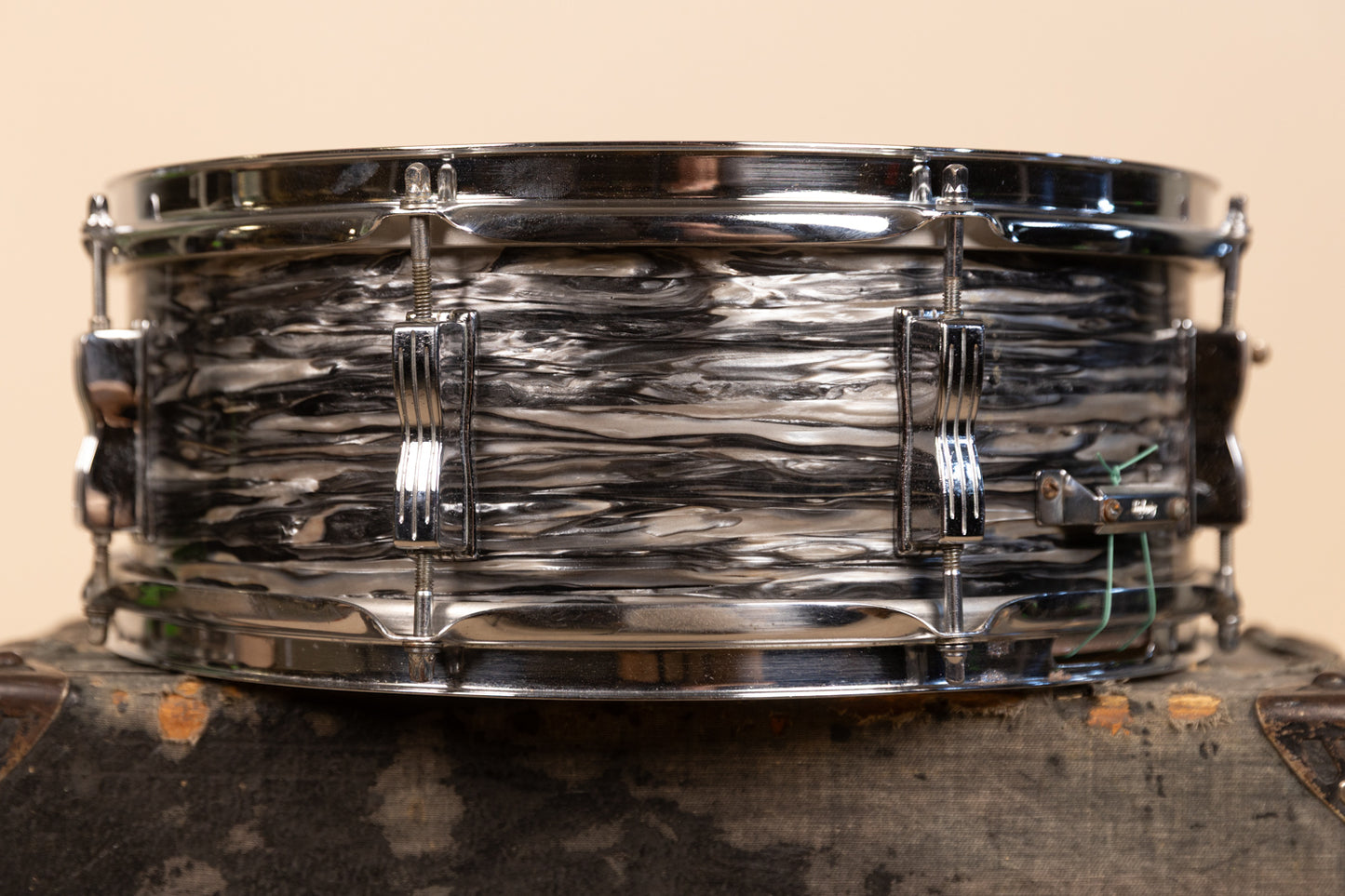 1960s Ludwig 5x14 Oyster Black Pearl Jazz Festival