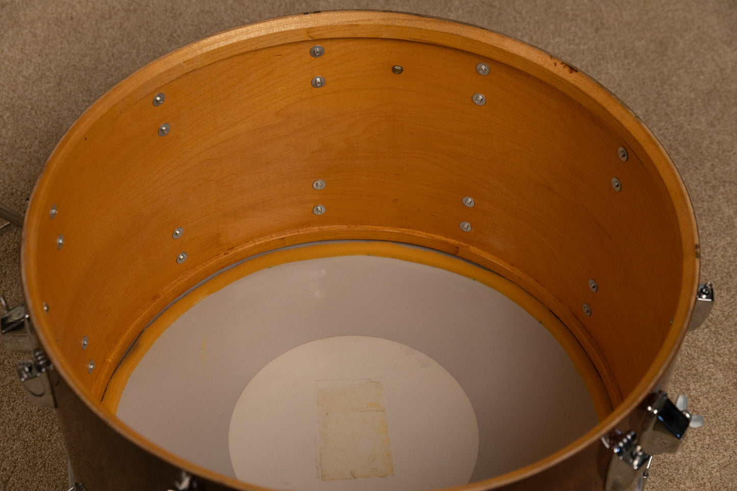 1970s Ludwig 14x24 Mahogany Cortex Bass Drum