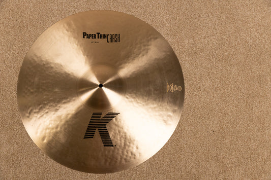 Zildjian 22" K Paper Thin Crash Cymbal 2086g
