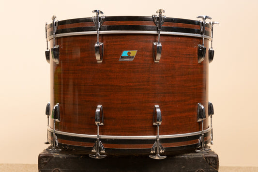 1970s Ludwig 14x24 Mahogany Cortex Bass Drum