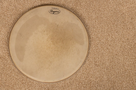 Vintage Rogers 13" Oval Logo Drum Head