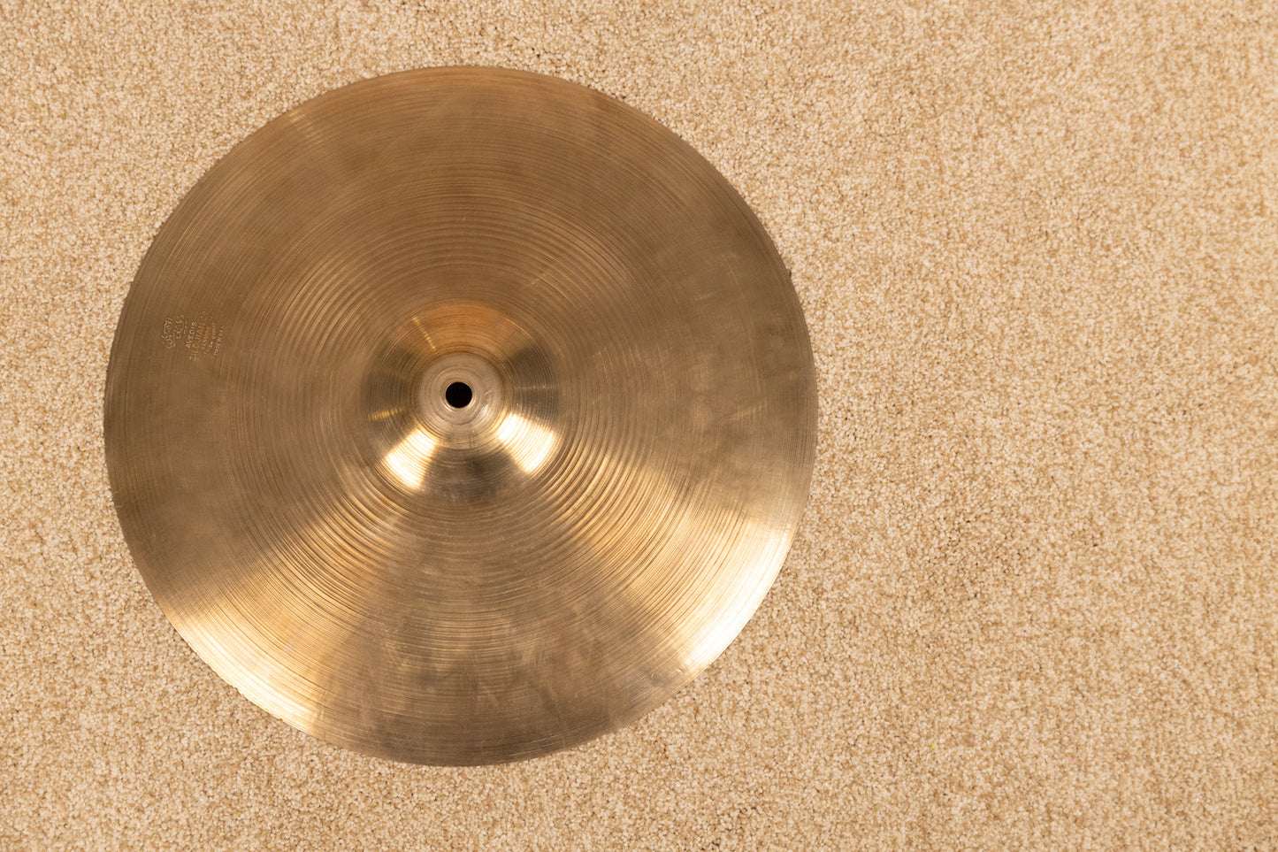 1960s Zildjian A 14" Thin Hi Hat Cymbal 855g