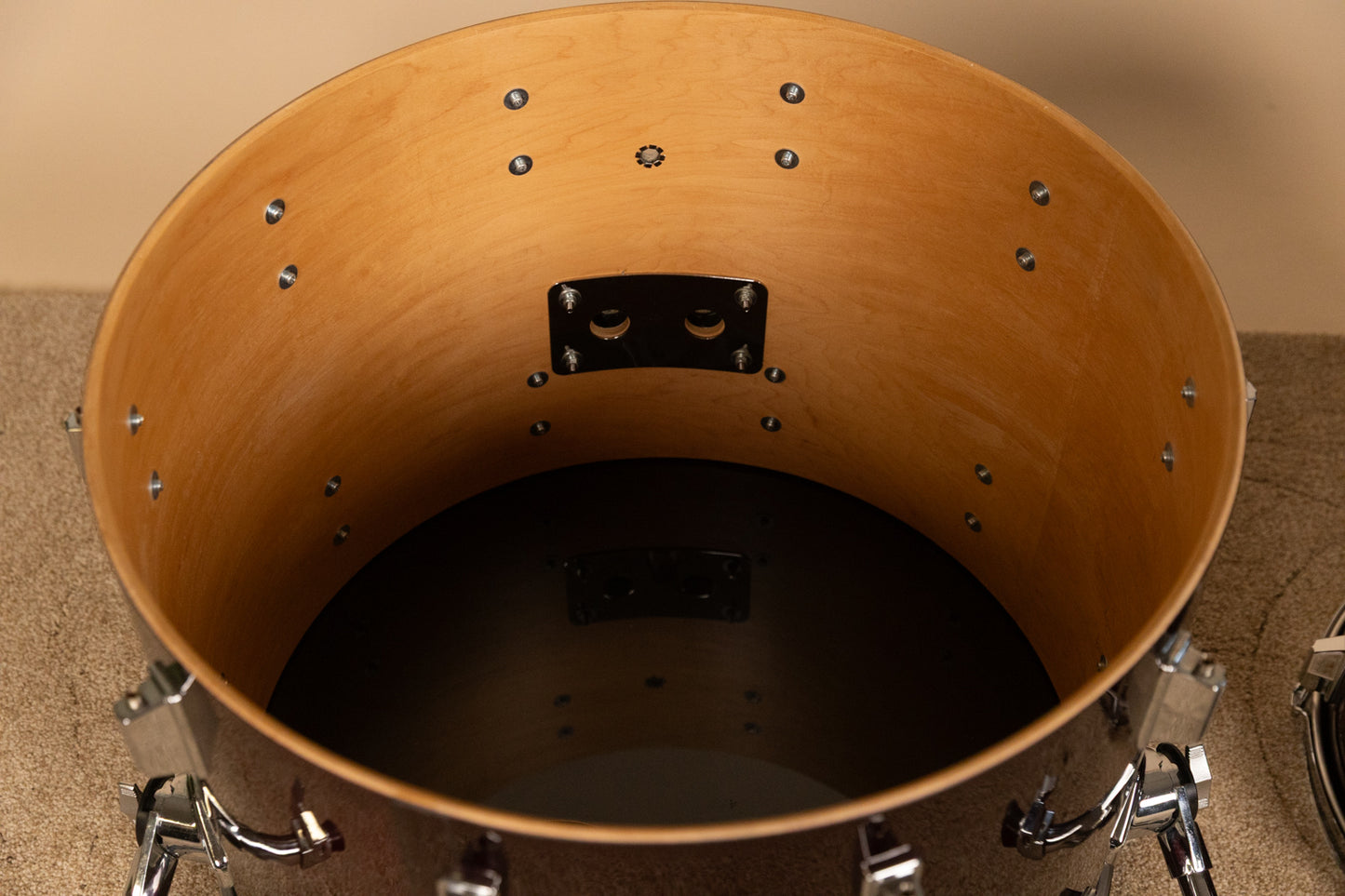 1980s Pearl MX Maple Red Flash Drum Kit