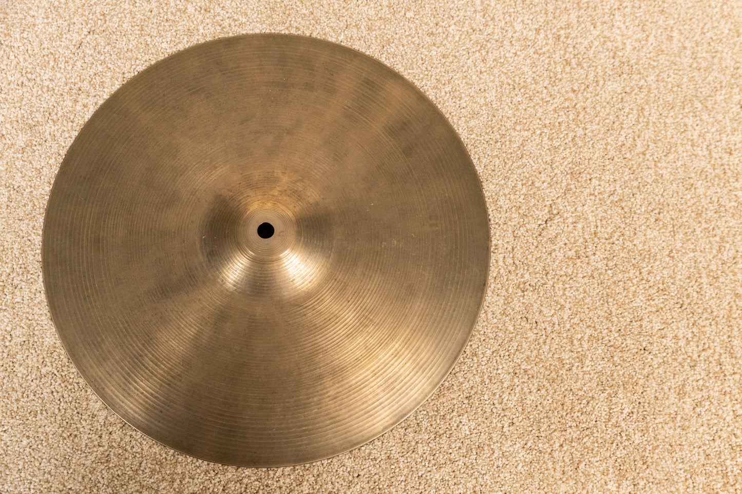 1970s Zildjian 14" Thin Stamp Hi Hat Cymbals 1079g